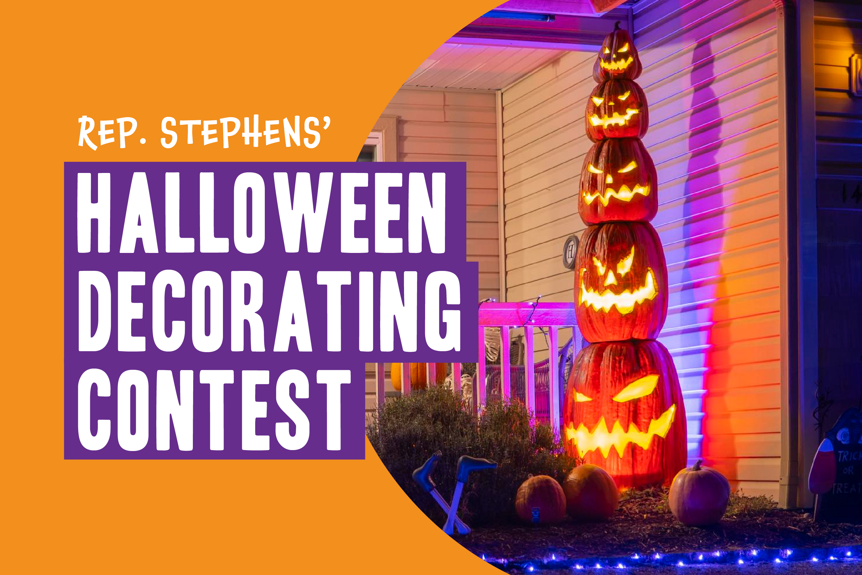 Rep. Stephens Hosts Halloween Decoration Contest Brad Stephens